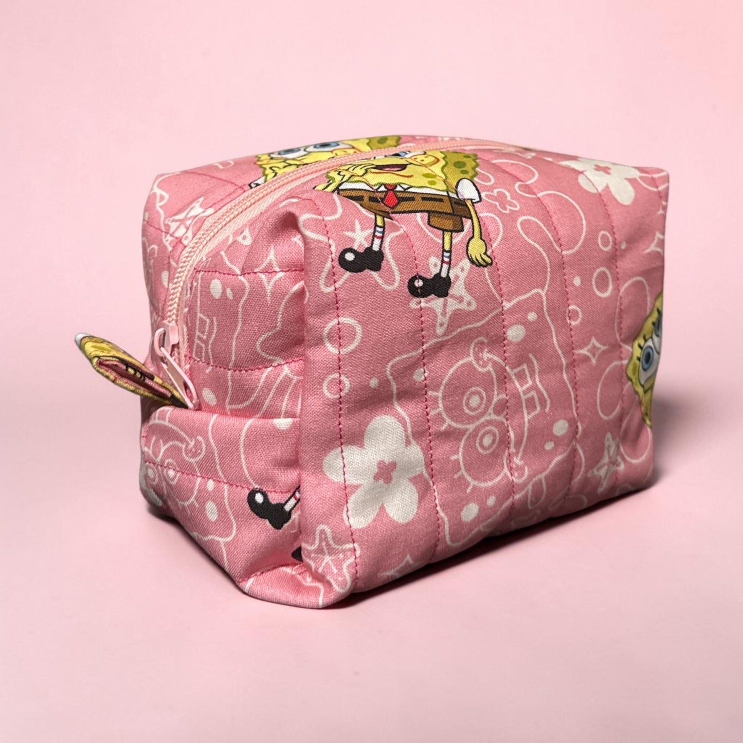 Quilted Makeup/ Toiletrie Bag