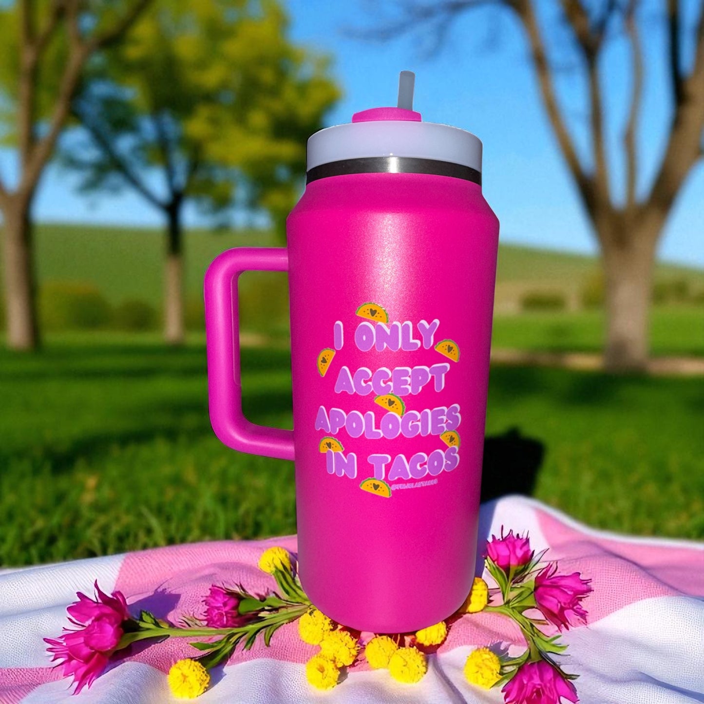 I Only Accept Apologies in Tacos Decal Sticker