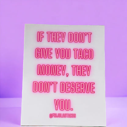 Taco Girlie Wall Prints