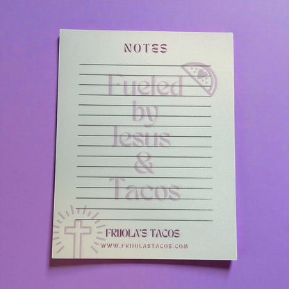 Taco-Themed Sticky NotePads