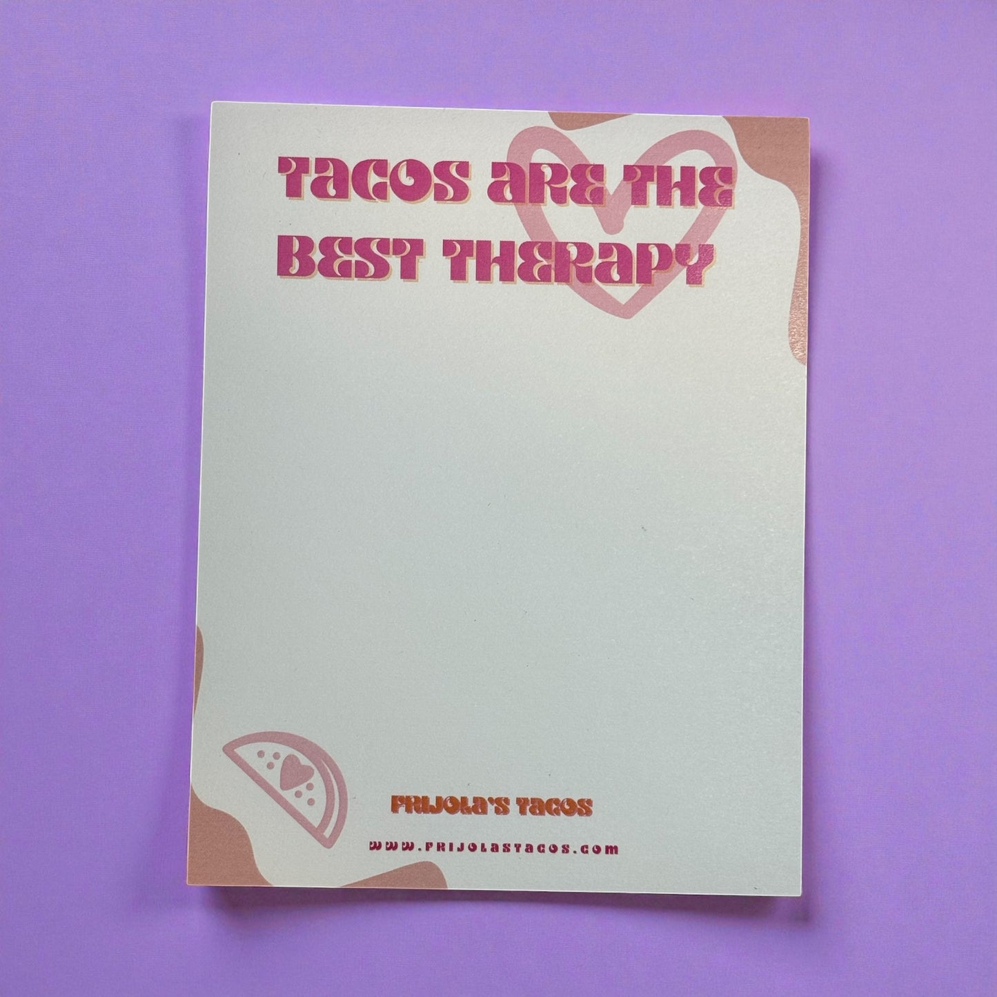 Taco-Themed Sticky NotePads